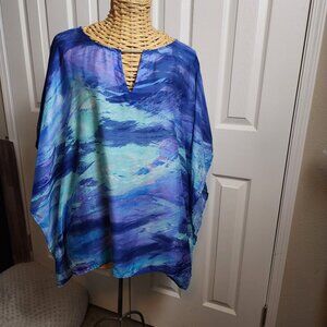Chico’s Silk Batwing Pullover